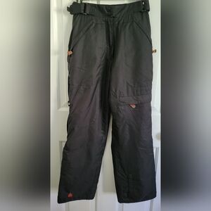 Kemper Winter Ski Snowboard Pants Black Snow Pant Size Small